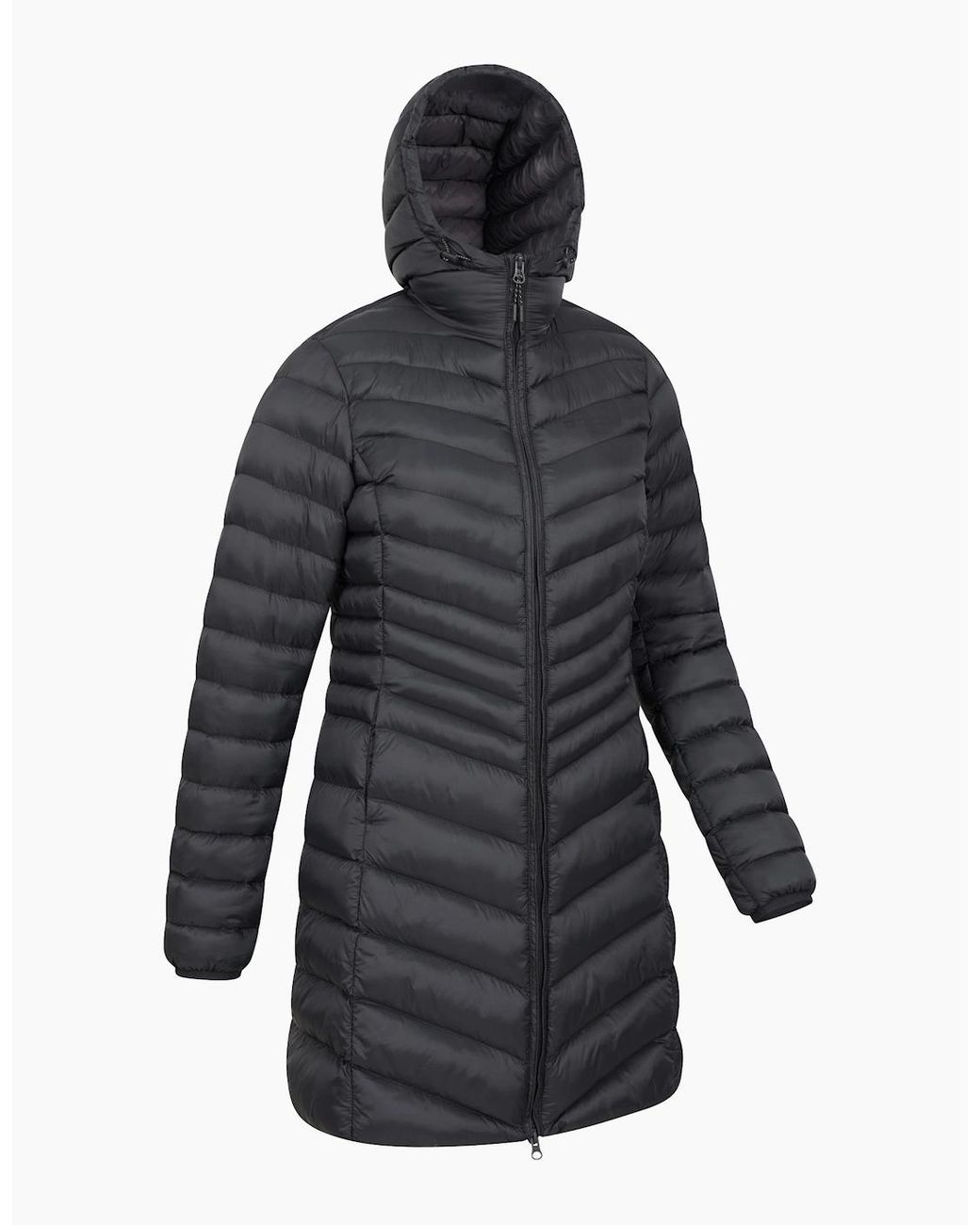 Mountain Warehouse Blue Ladies Florence Long Padded Jacket