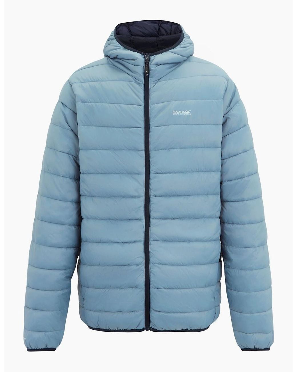 Regatta Blue Marizion Baffled Hooded Padded Jacket for men