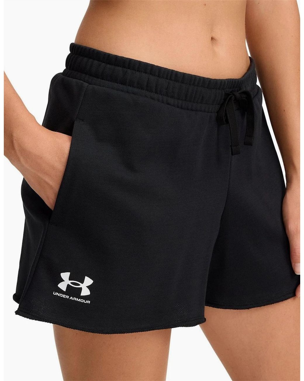 Under Armour Blue Rival Terry Shorts