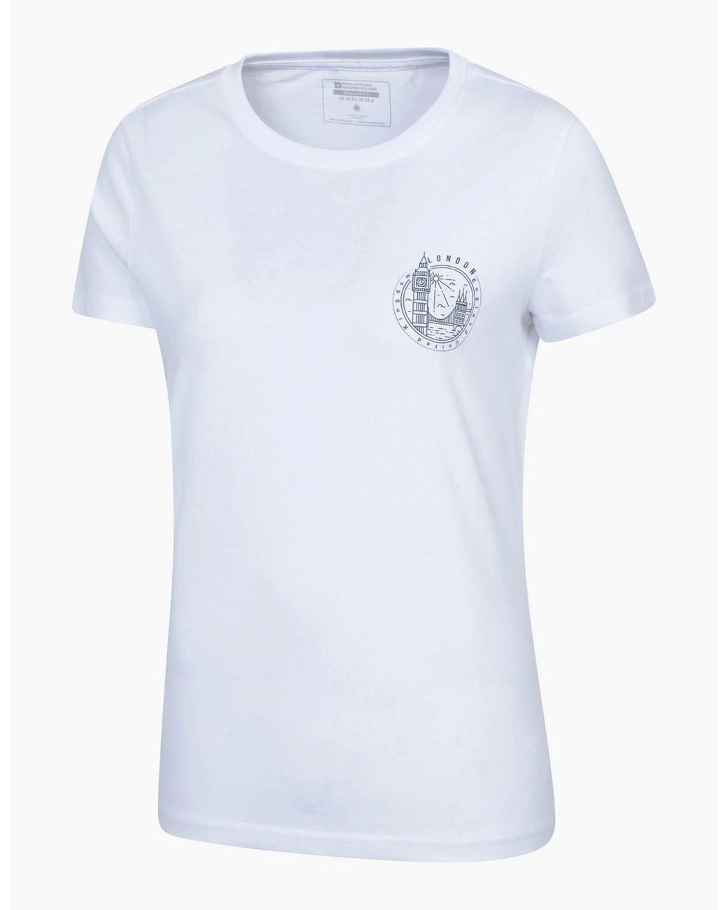 Mountain Warehouse White Ladies London Short-Sleeved T-Shirt