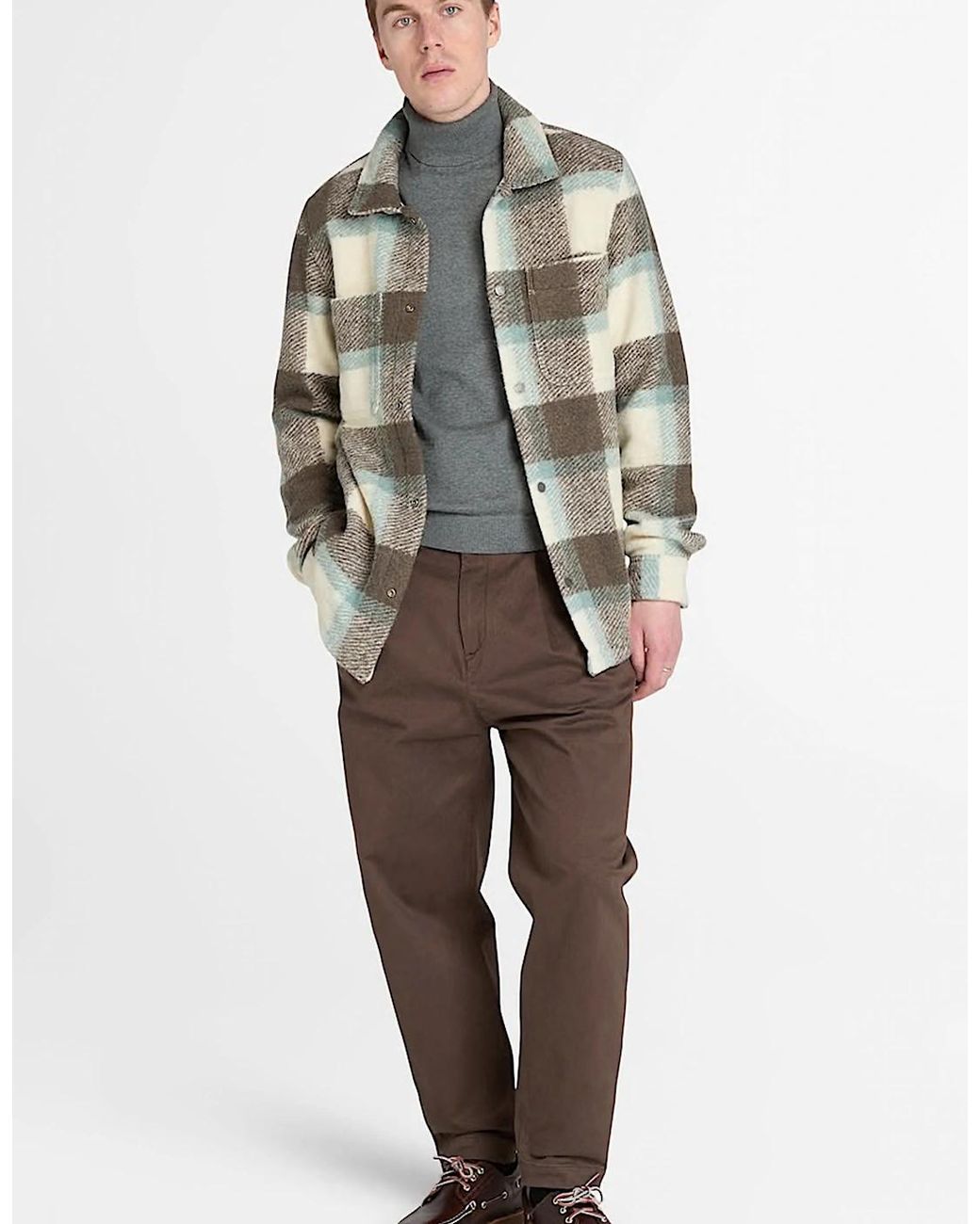 Timberland White Life Tbt Wool Overshirt for men