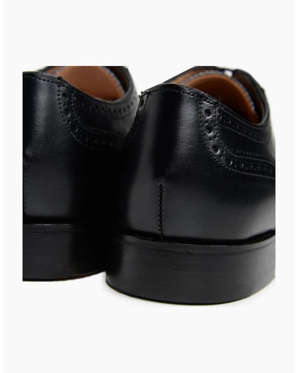 Cheaney Black Fenchurch Oxford Shoes for men