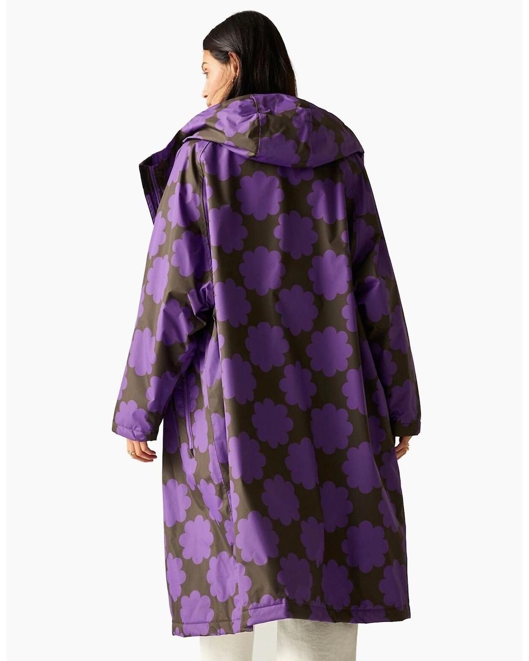 Regatta Purple Ladies Orla Kiely Sun Daisy Changing Robe