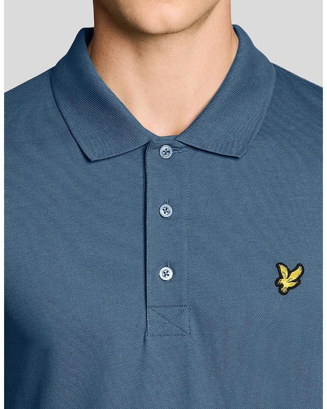 Lyle & Scott Blue Everyday Cotton Polo Shirt for men