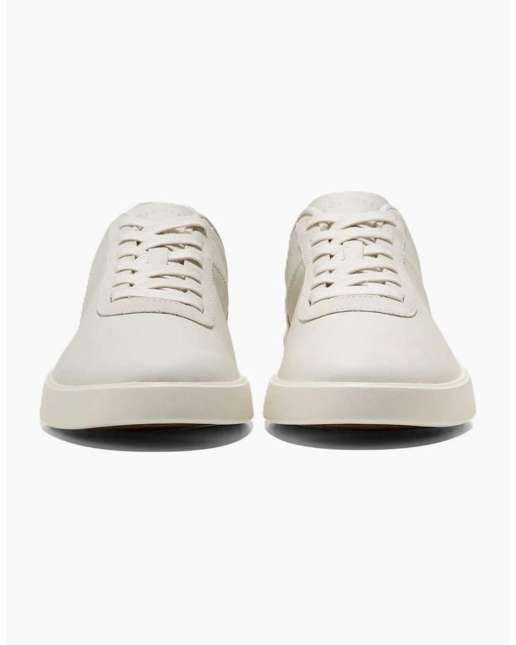 Cole Haan White Grand Crosscourt Packaway Leather Ivory Trainers for men