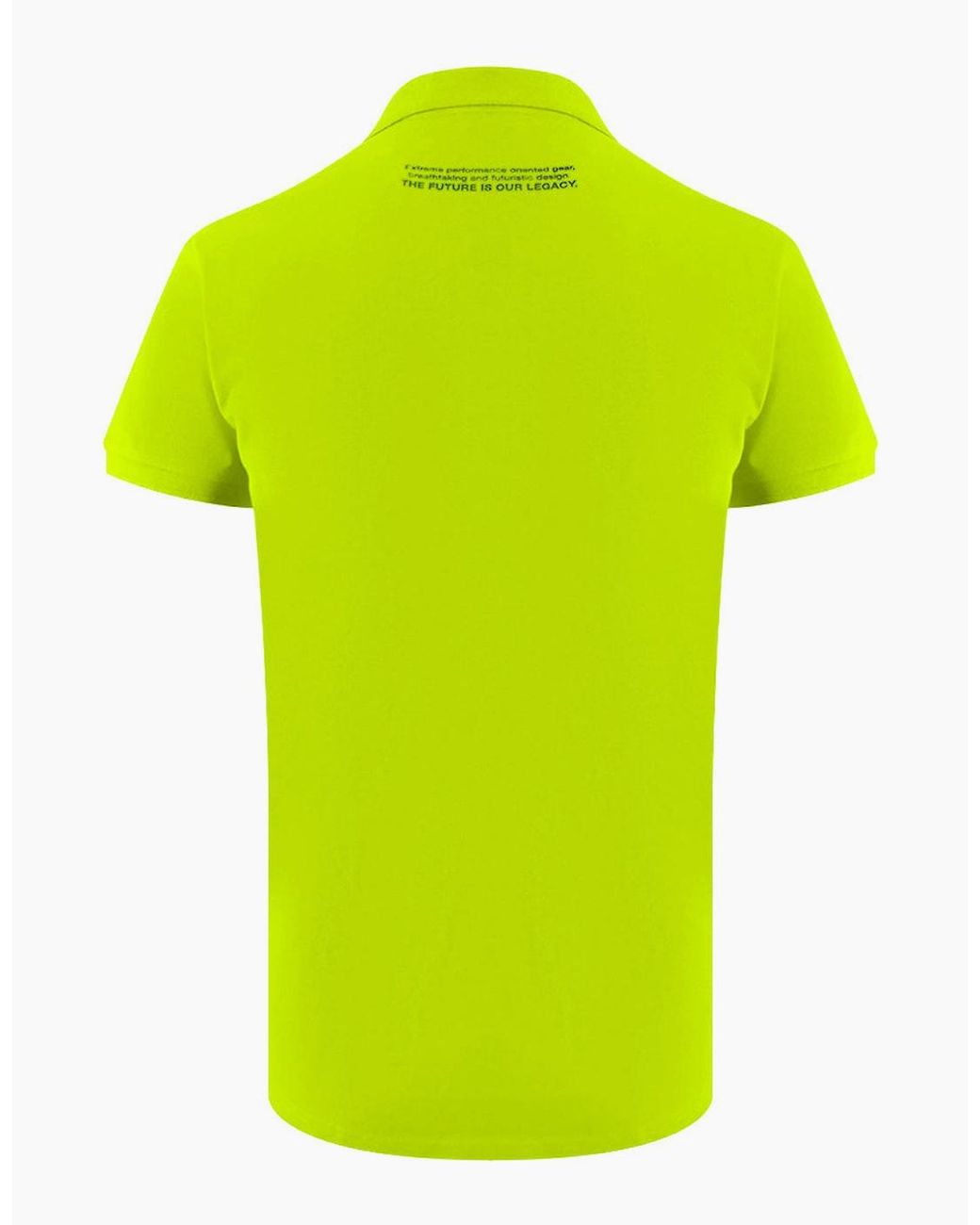 Philipp Plein Green Plein Sport Basic Logo Stretch Polo Shirt
