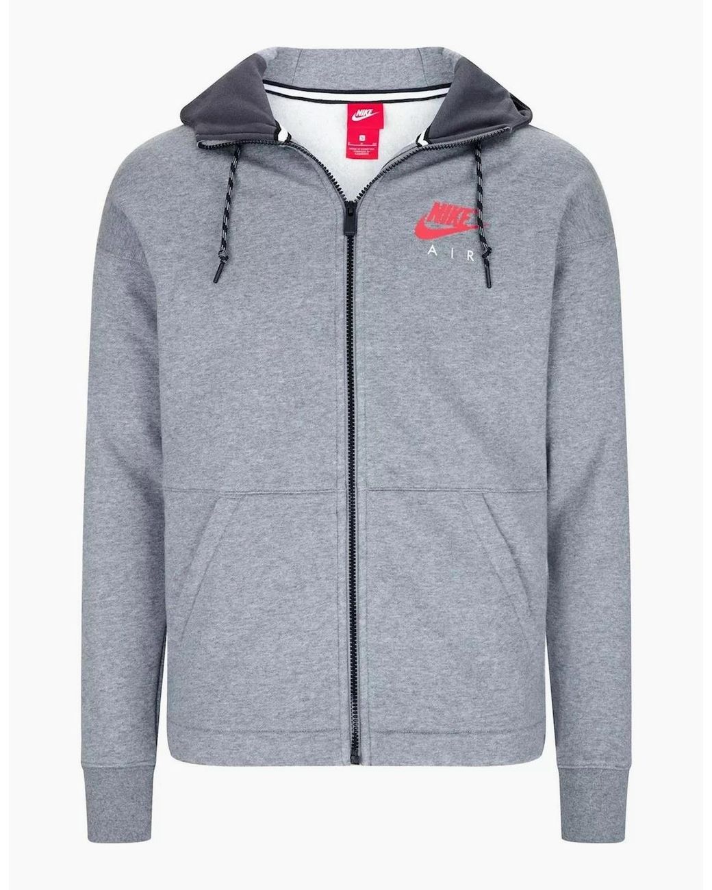 Nike Blue Air Full Zip Fleece Hooded Tracksuit for men