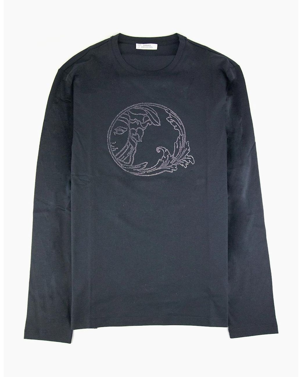 Versace Blue Medusa/S T Shirt for men