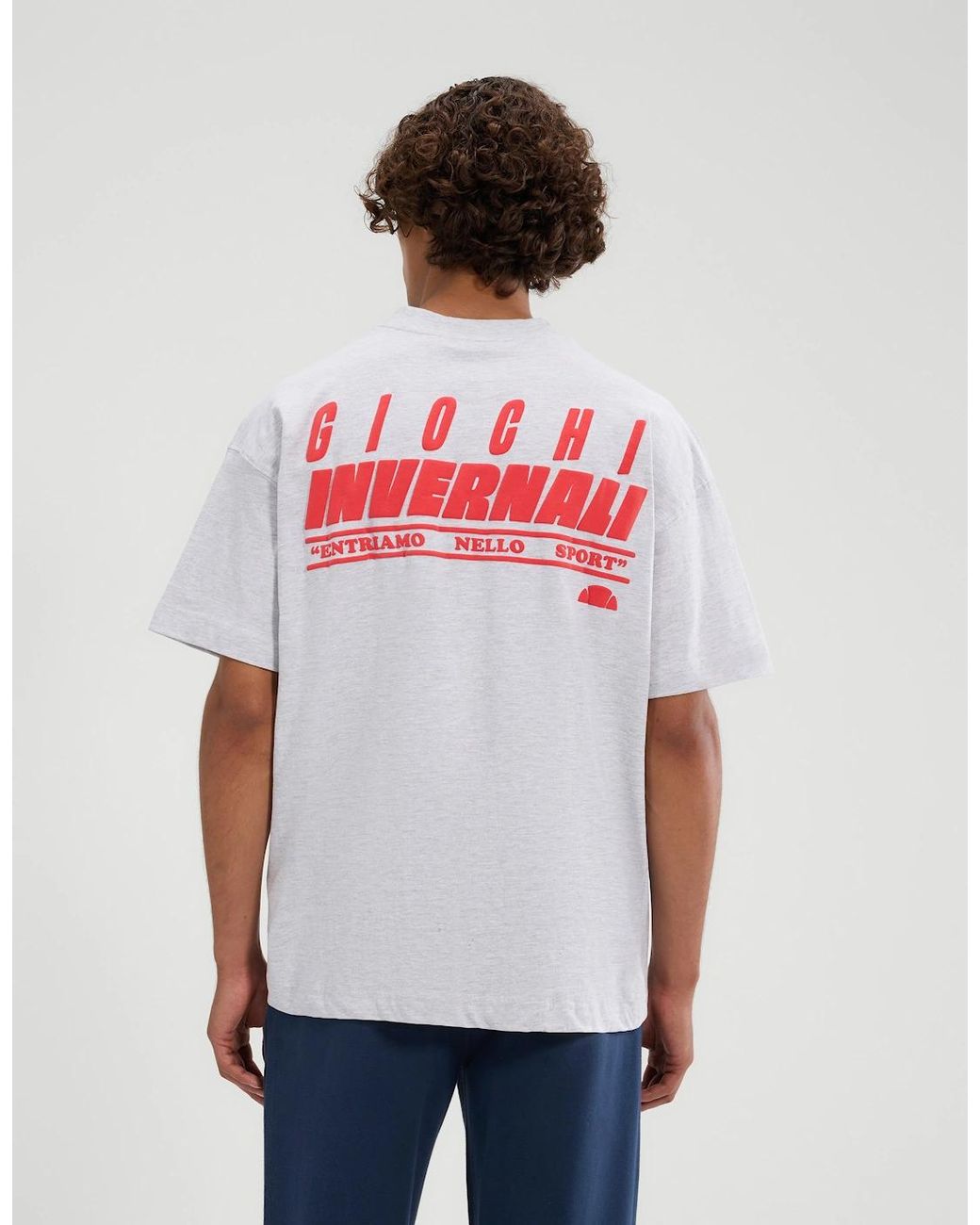 Ellesse White Entriamo Tee for men