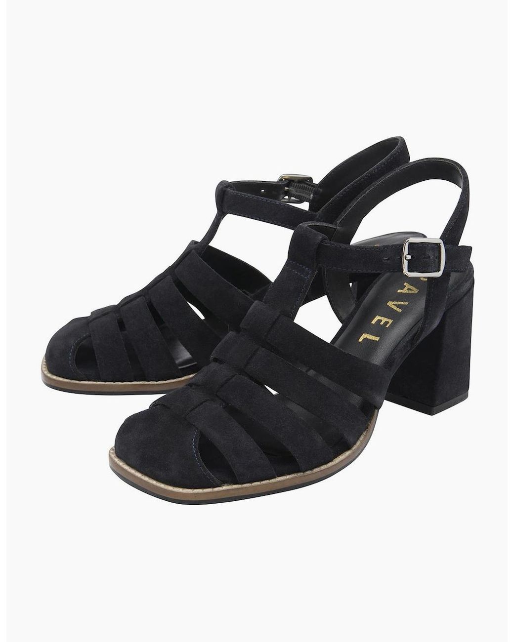 Ravel Black Laxton Heeled Sandals