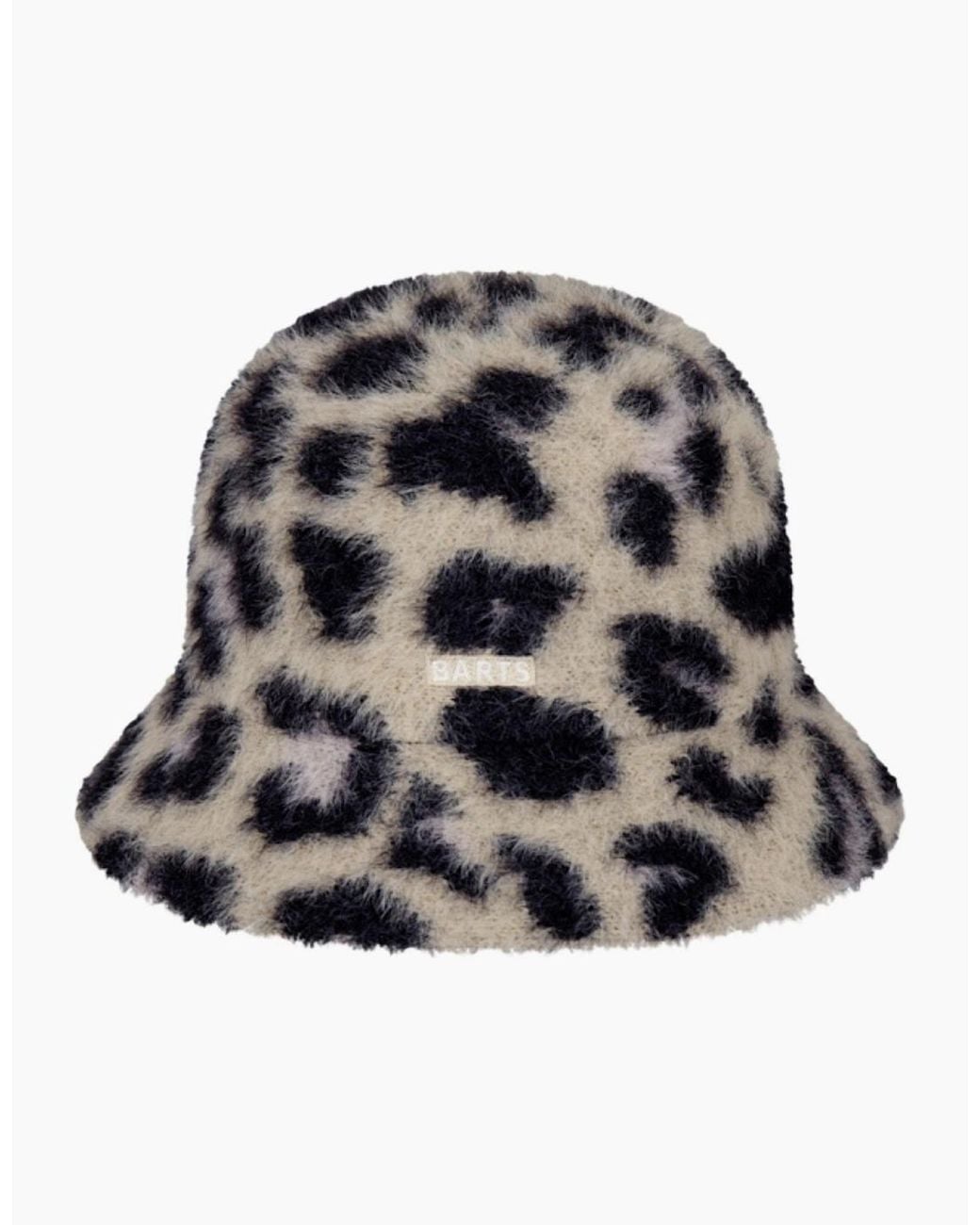 Barts Gray Lylja Faux-Fur Bucket Hat
