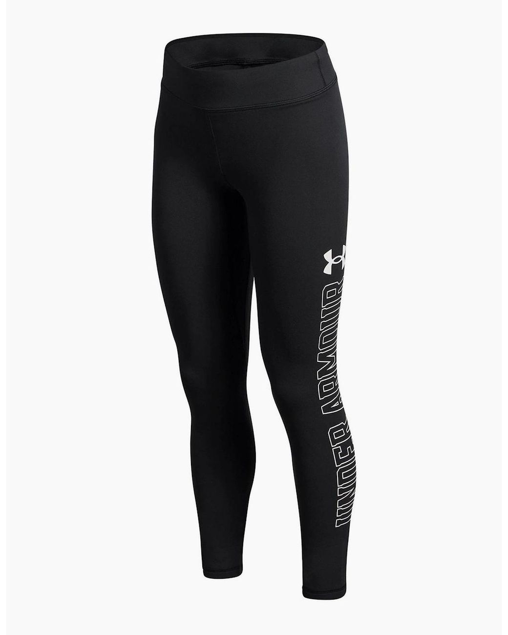 Under Armour Black Motion Logo Print Shapewear Leggings
