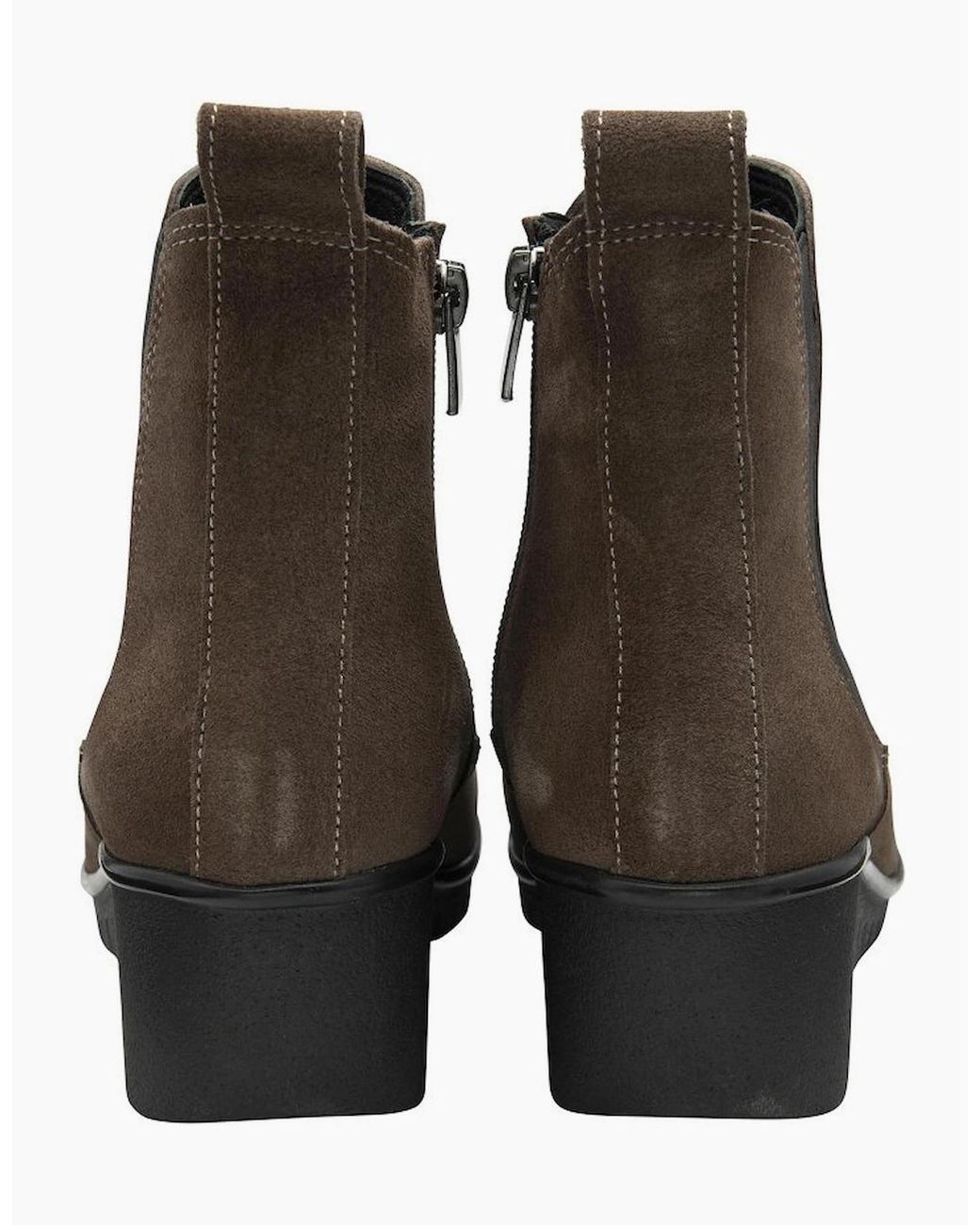 Lotus Brown Dresden Chelsea Boots