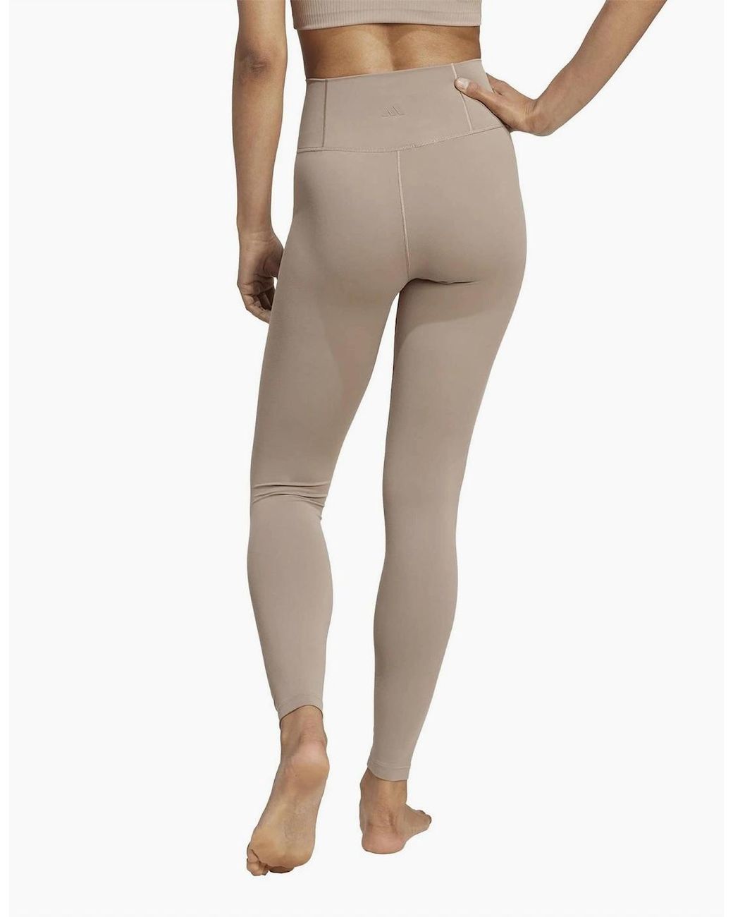 Adidas Natural All Me Aeroready 7 8 Slim Fit High Waisted Leggings