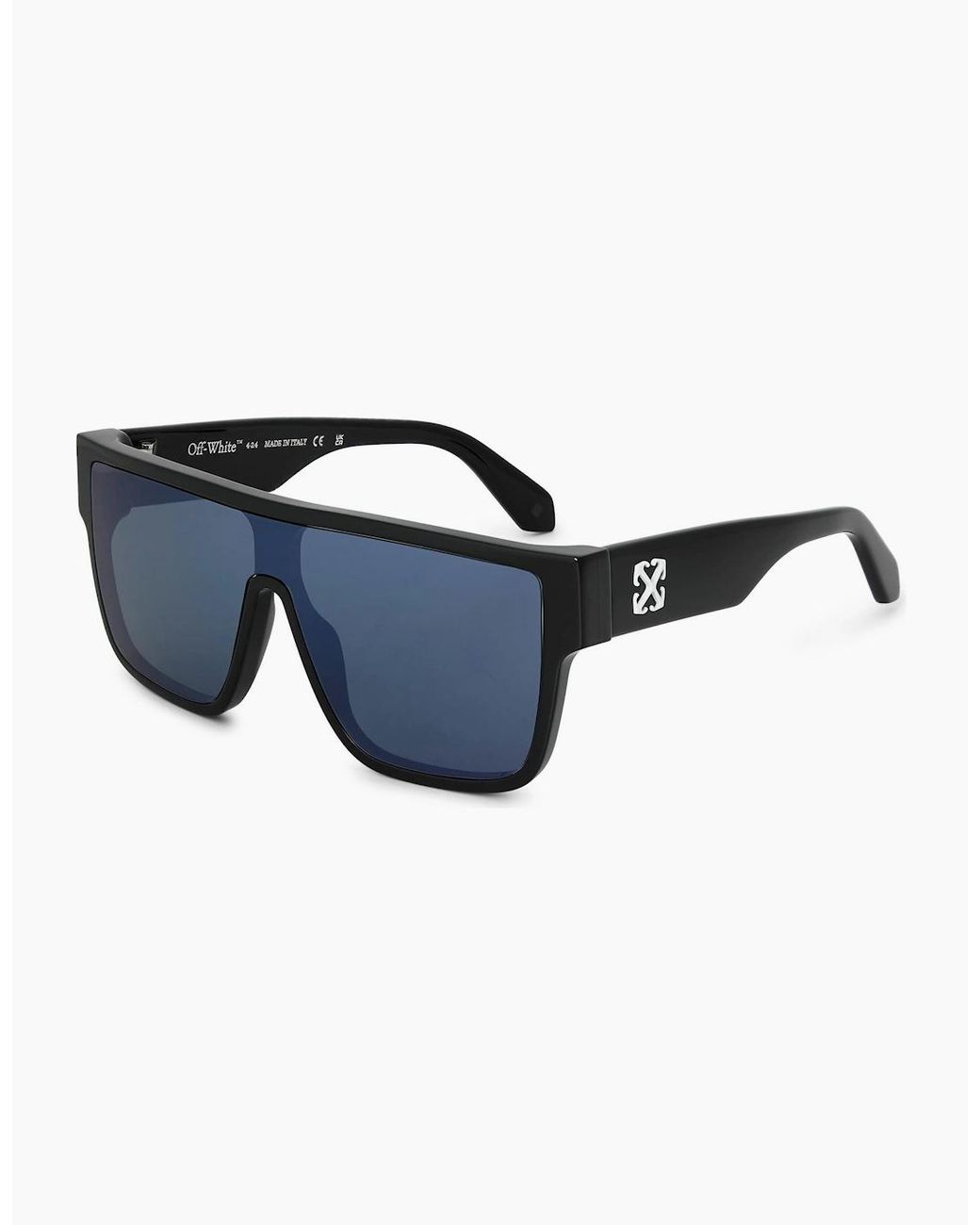 Off-White c/o Virgil Abloh Blue Square Sunglasses for men