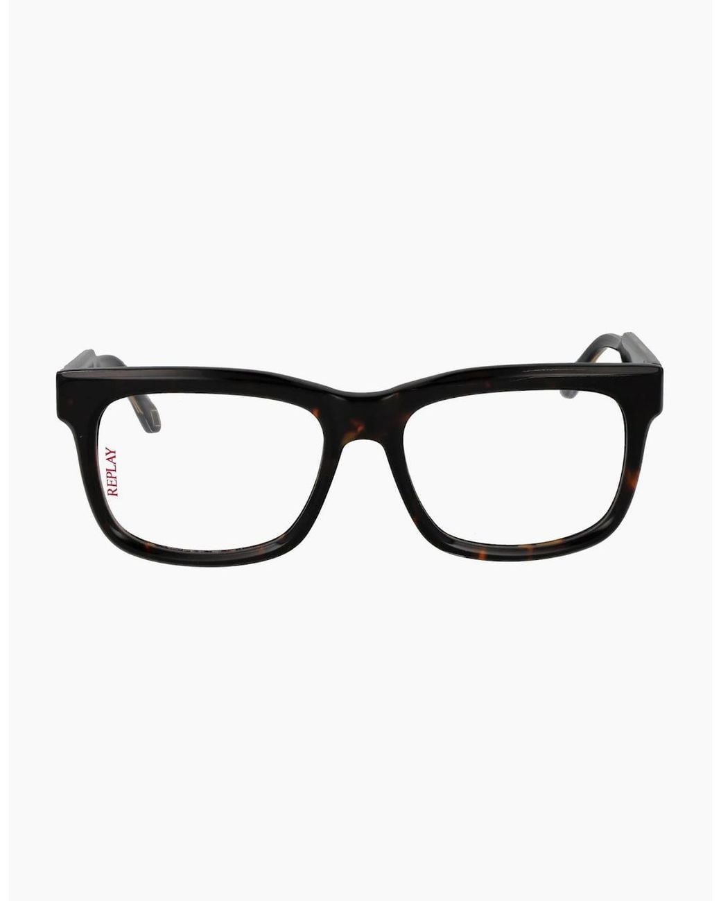Replay Black Optical Frame Ry294V 02 57 for men