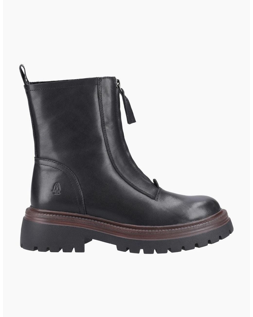 Hush Puppies Black Roxanna Zip Boot Ankle Boots