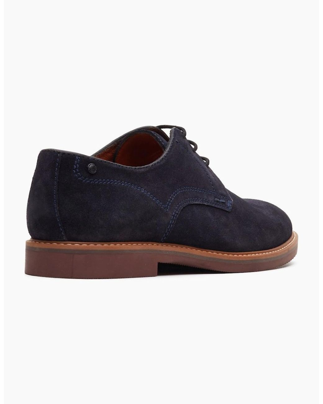 Base London Blue Strand Lace Up Shoes for men