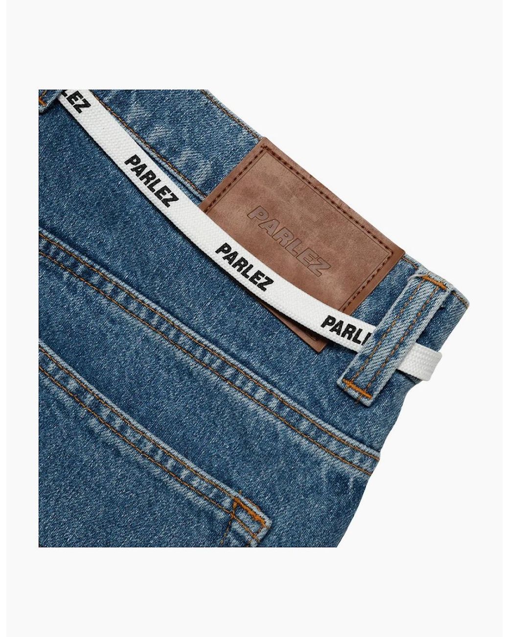Parlez Blue Indy Denim Mid Wash Jeans for men