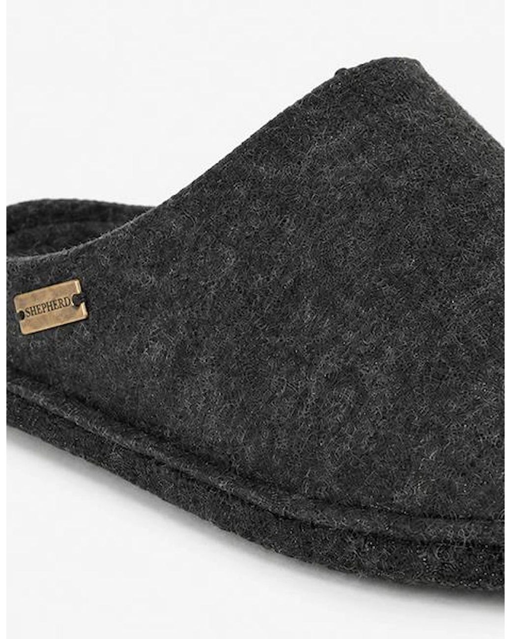 Haflinger Black Soft Mules Graphite