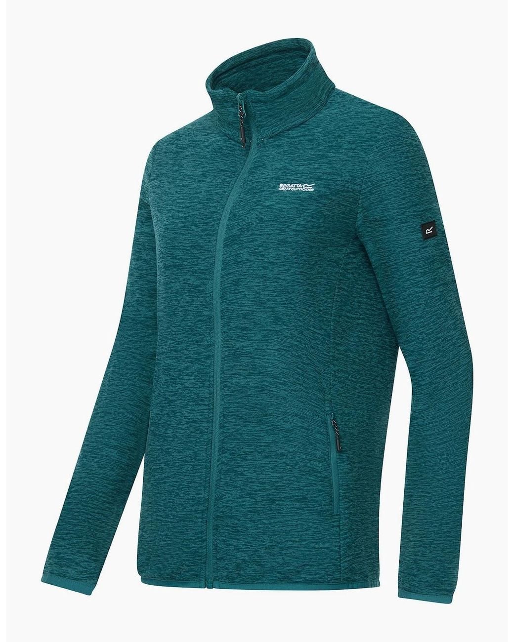 Regatta Green Ladies Harrow Full Zip Fleece Jacket