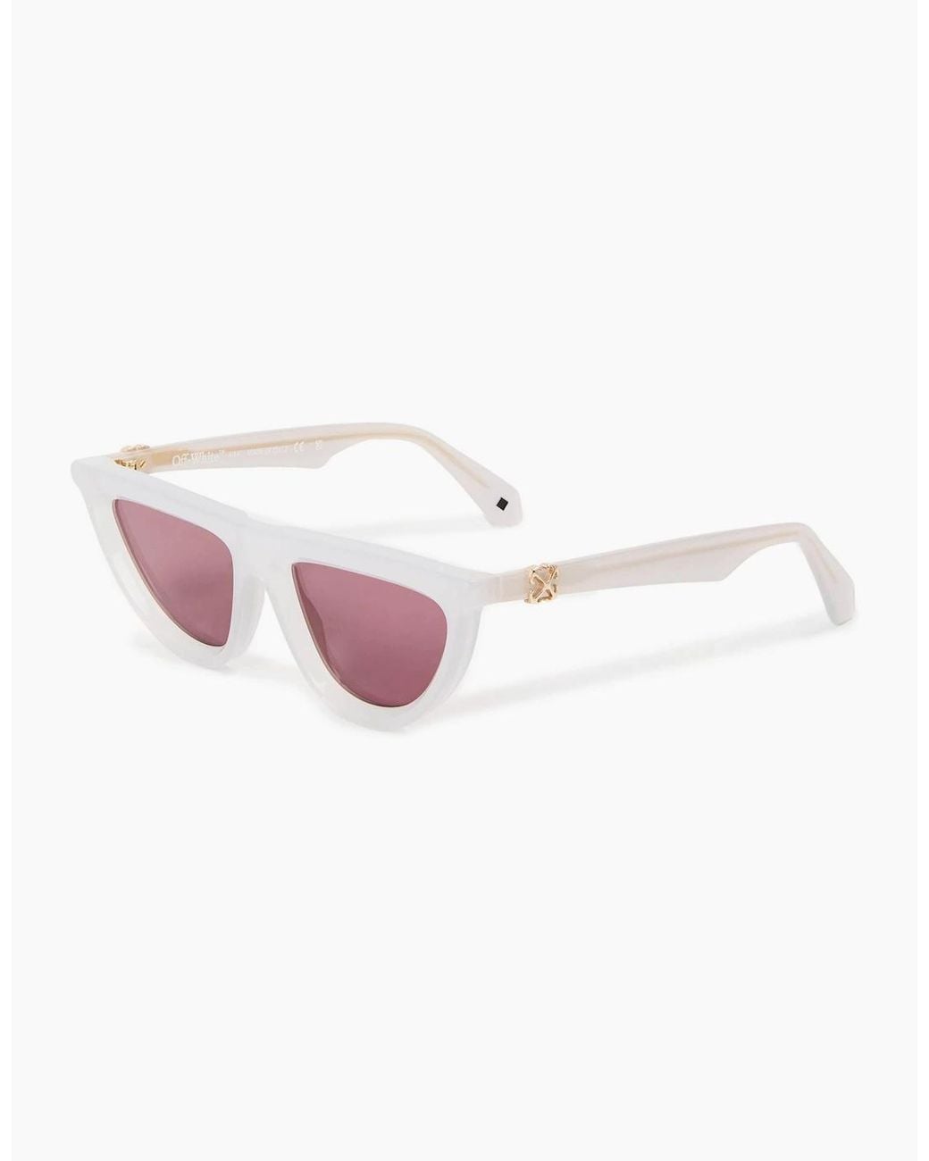 Off-White c/o Virgil Abloh Pink Off Jasper Sunglasses for men