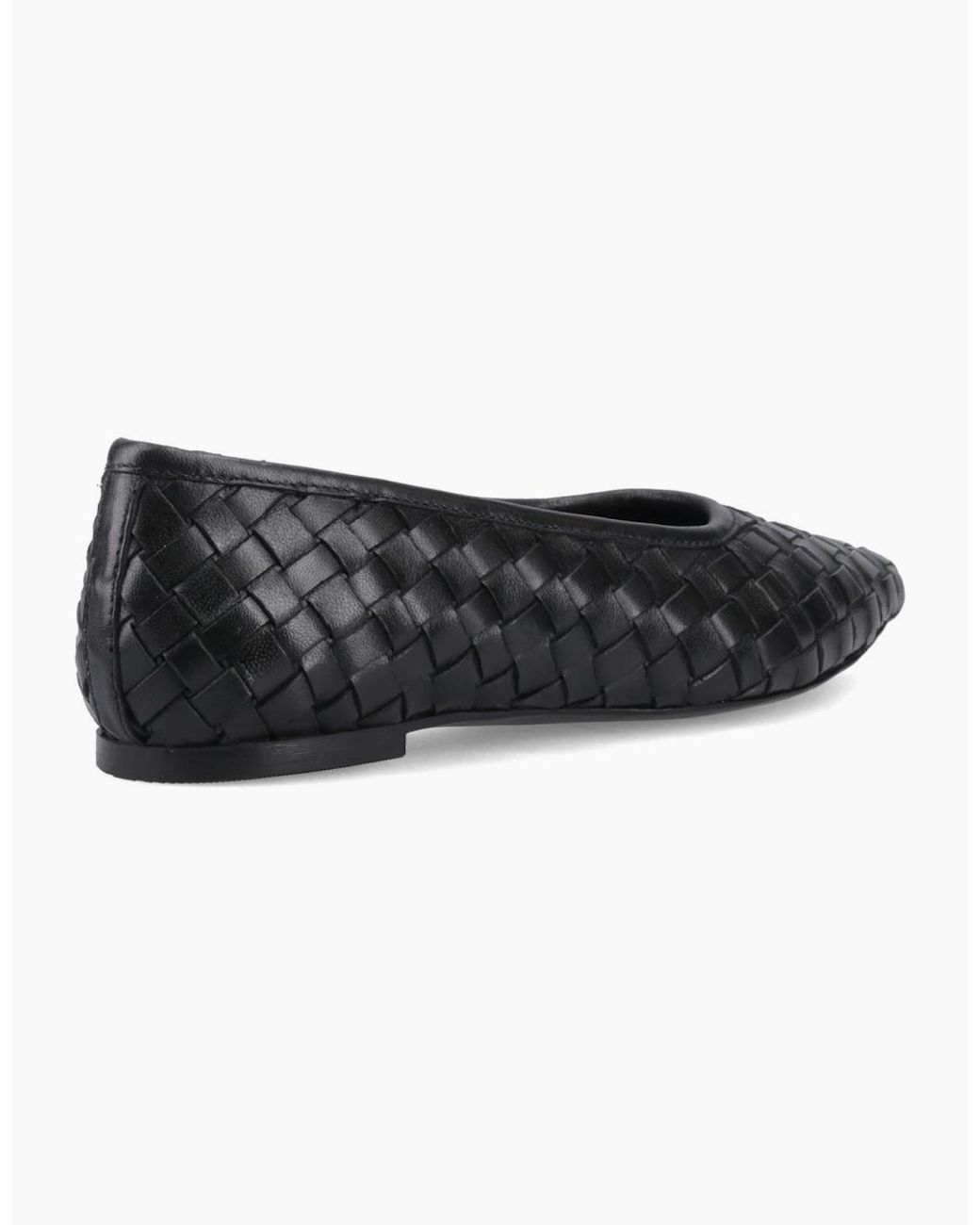Hush Puppies Black Darla Woven Ballerinas