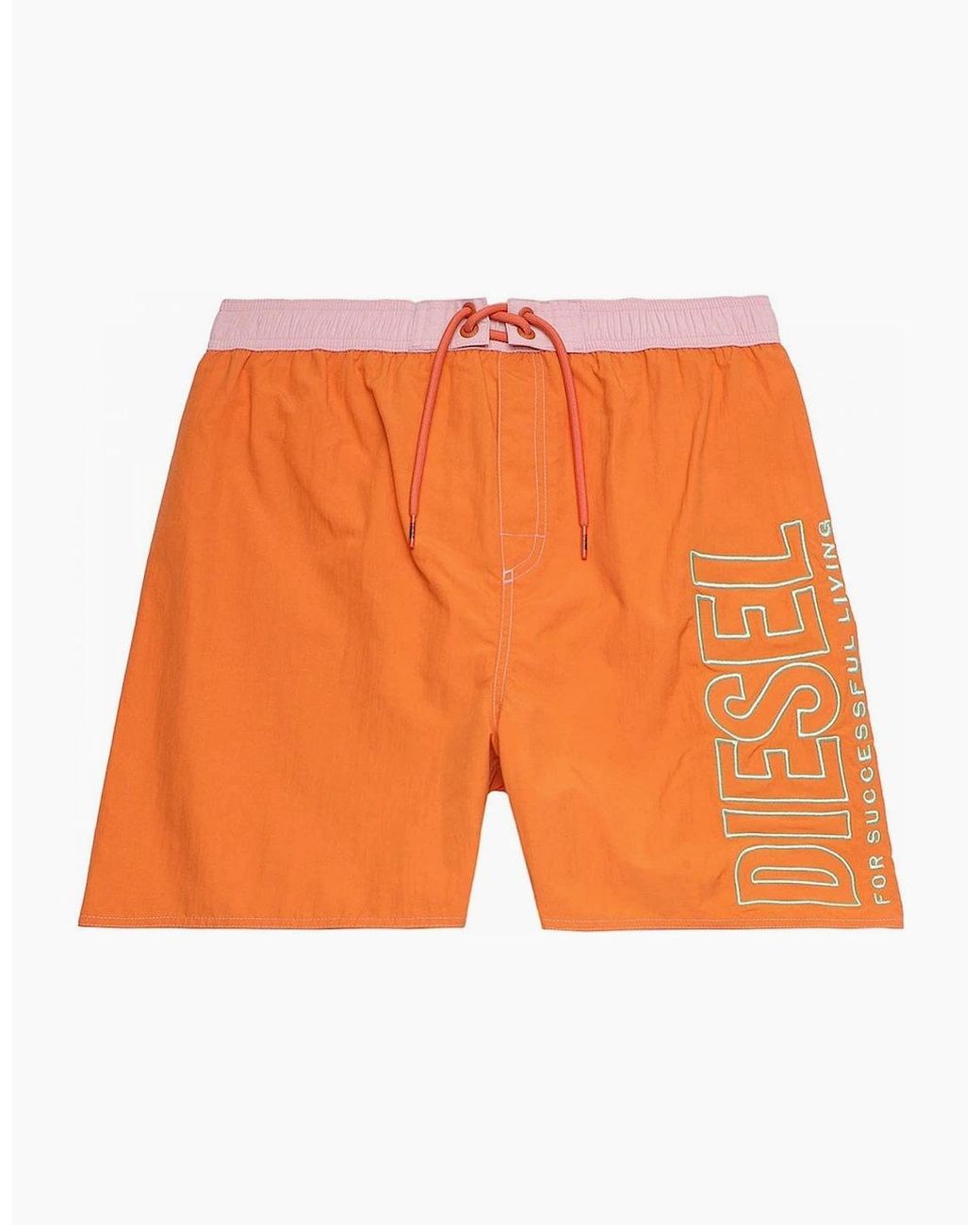 DIESEL Orange Bmbx Wave Swim Short for men