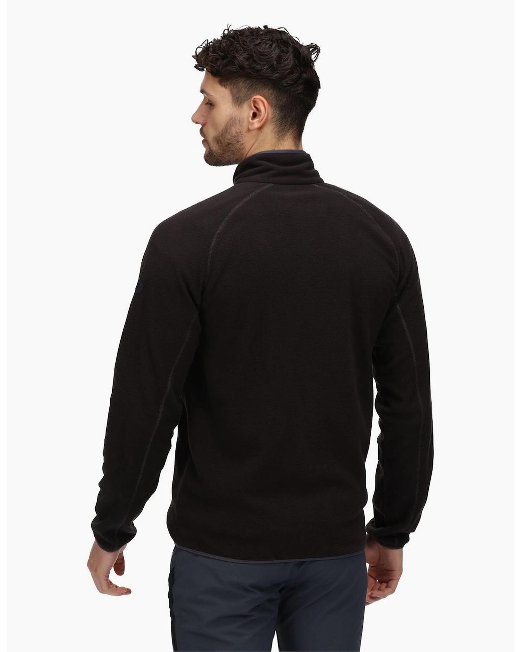 Regatta Black Hadfield Full Zip Fleece Jacket for men