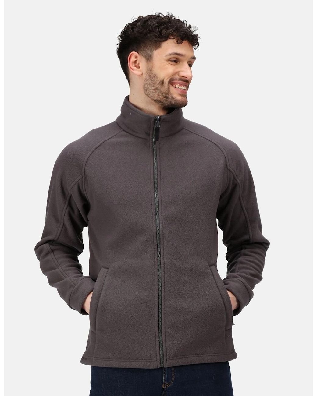 Regatta Gray Thor Iii Anti-Pill Fleece Jacket for men