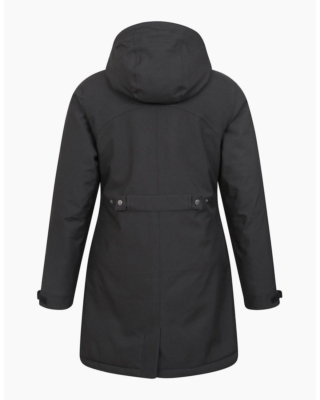 Mountain Warehouse Black Ladies Rain On Waterproof Padded Jacket