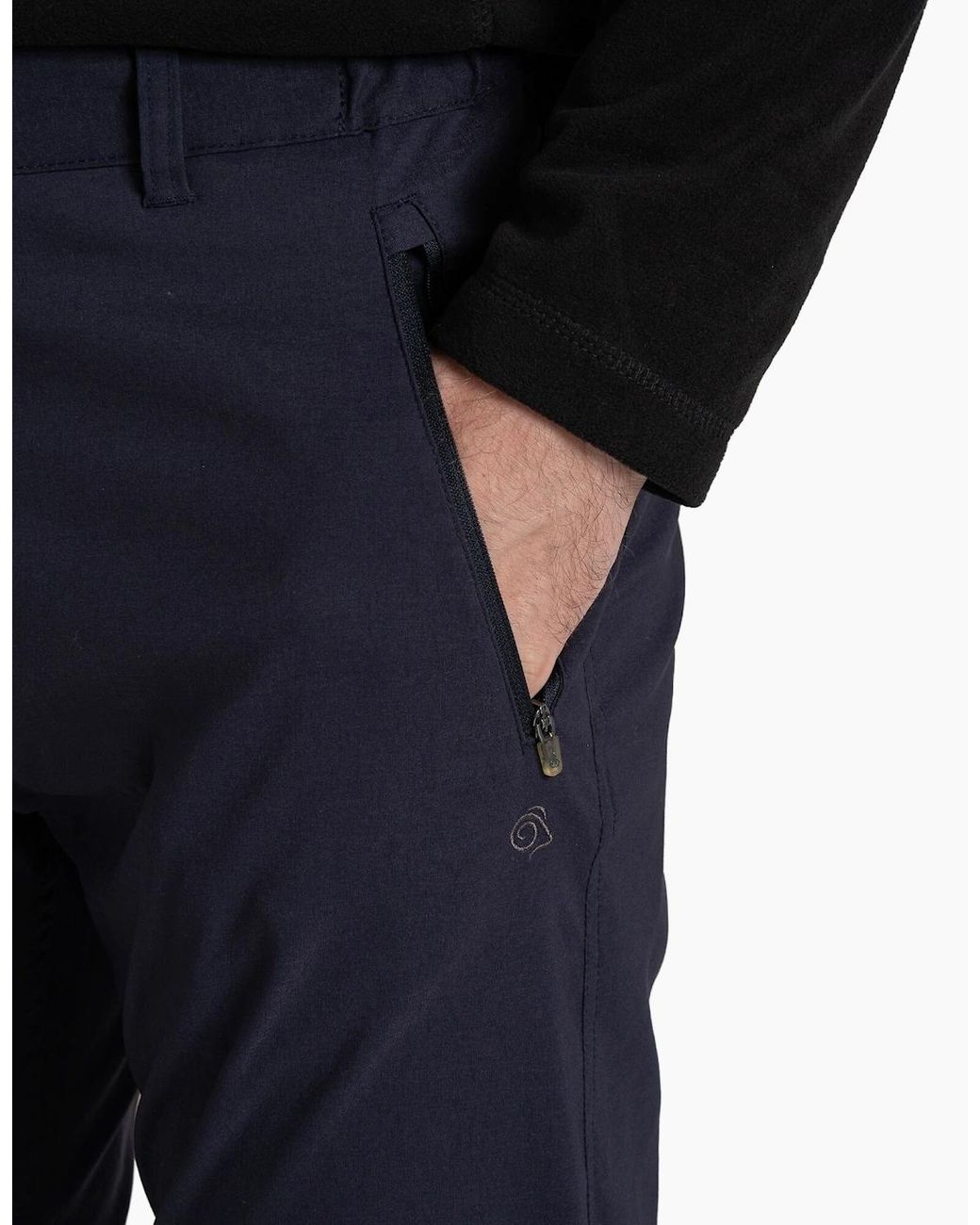 Craghoppers Blue Expert Kiwi Pro Stretch Hiking Trousers for men