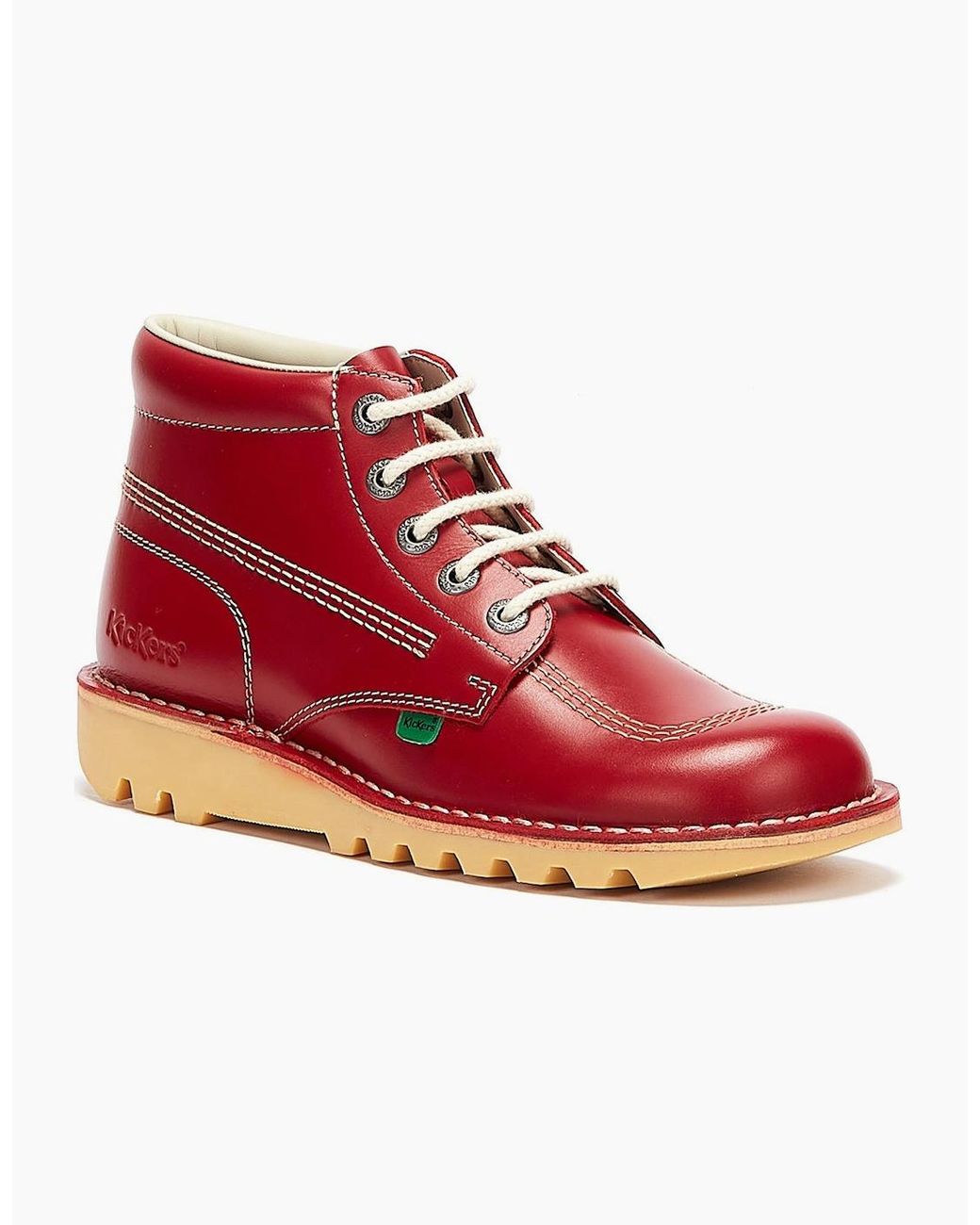 Kickers Red Kick Hi Leather Boots for men