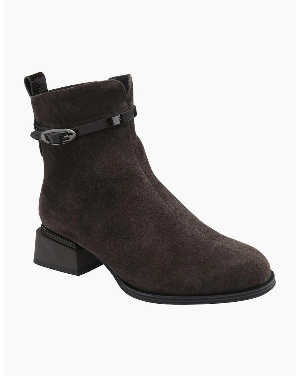 Lotus Black Unez Ankle Boots