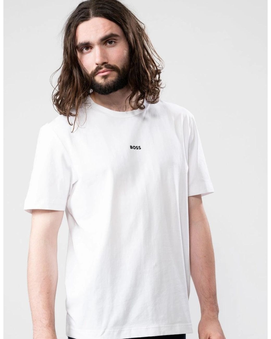 Boss White Boss Tchup Crew Neck Small Logo T-Shirt Nos for men
