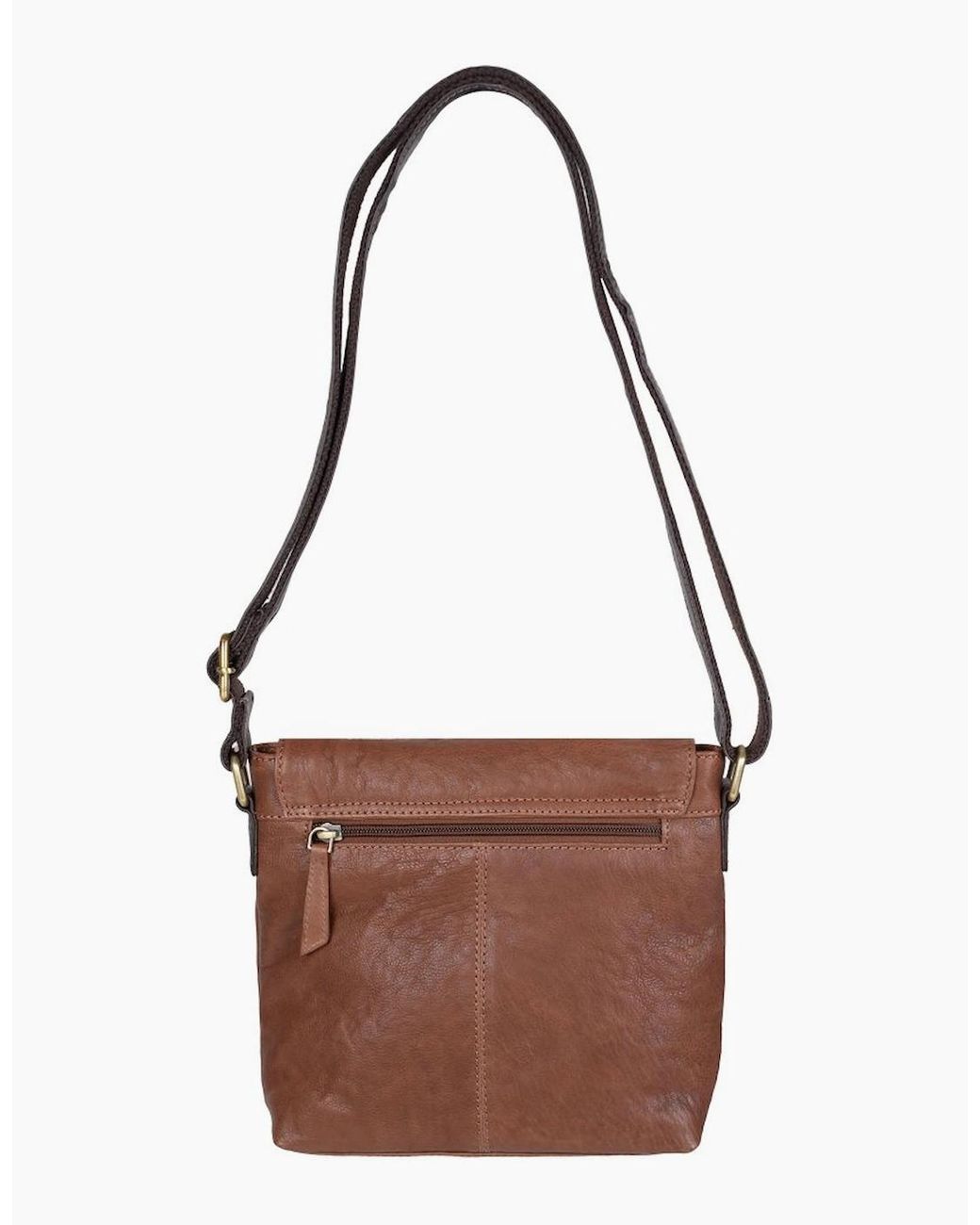 Lakeland Leather Brown Hartsop Medium Messenger Bag
