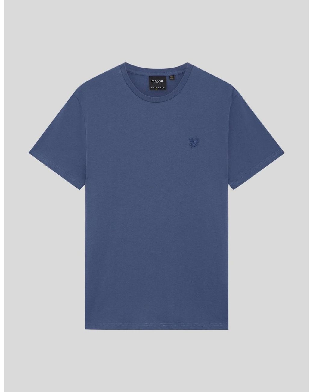 Lyle & Scott Blue Superfine Cotton T-Shirt for men