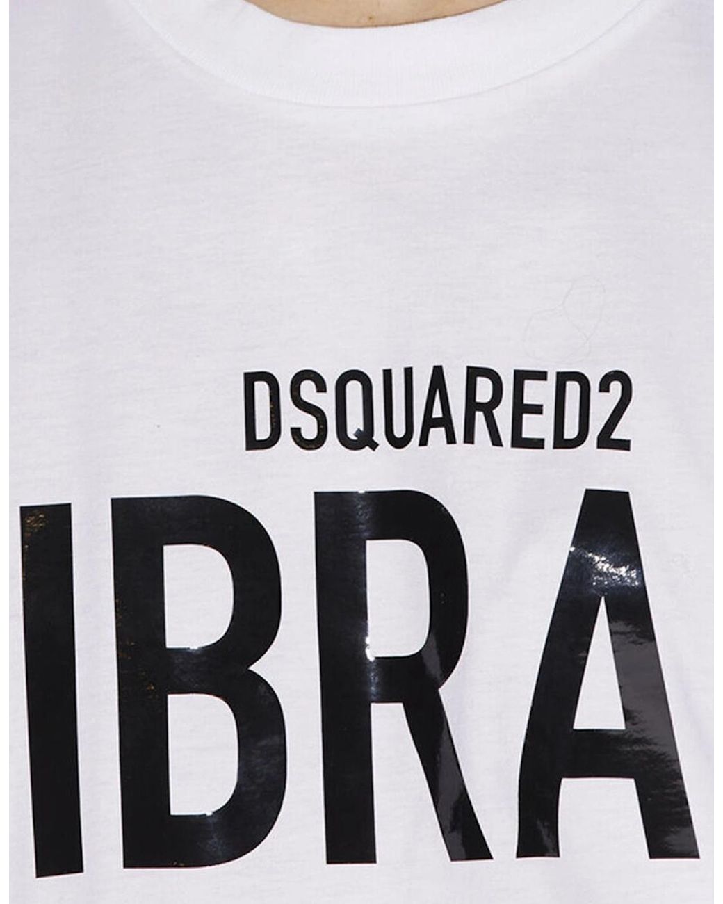 DSquared² White T Shirts Shorts Sleeve Crew Neck Graphic Print Casual Cotton New for men