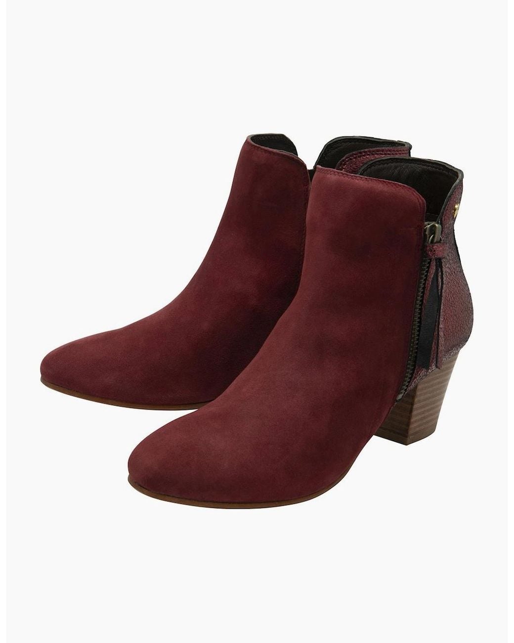 Ravel Red Tay Ankle Boots