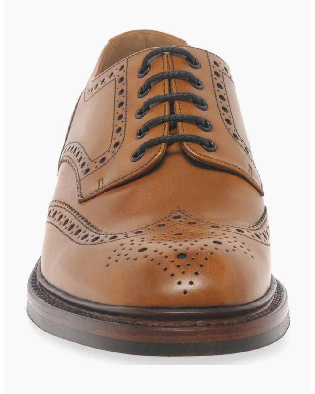 Loake Brown Chester Dainite Tan Leather Brogues for men
