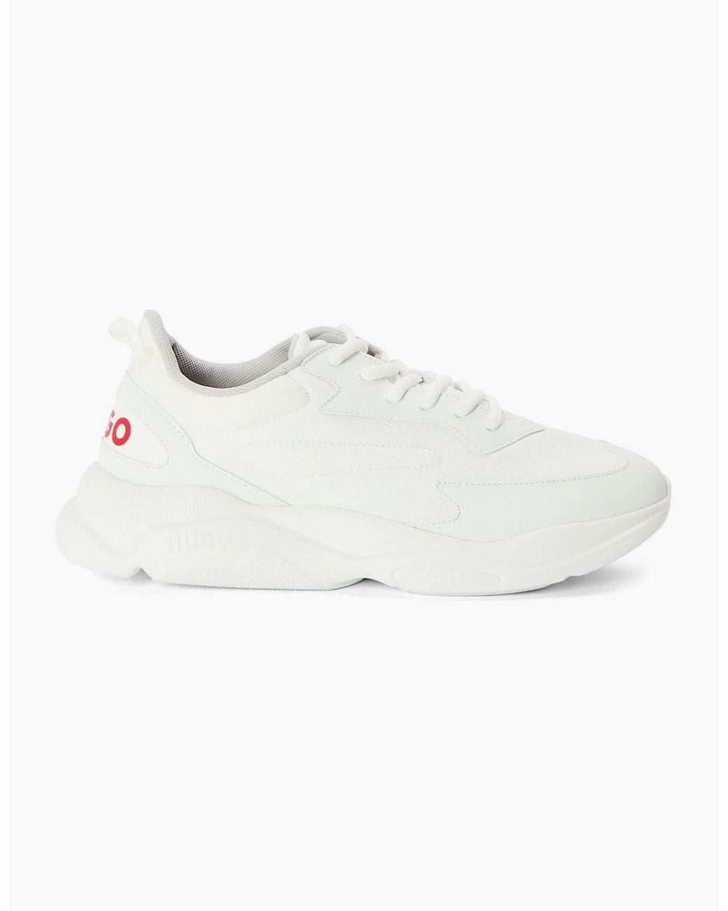 Boss White Leon Runners for men