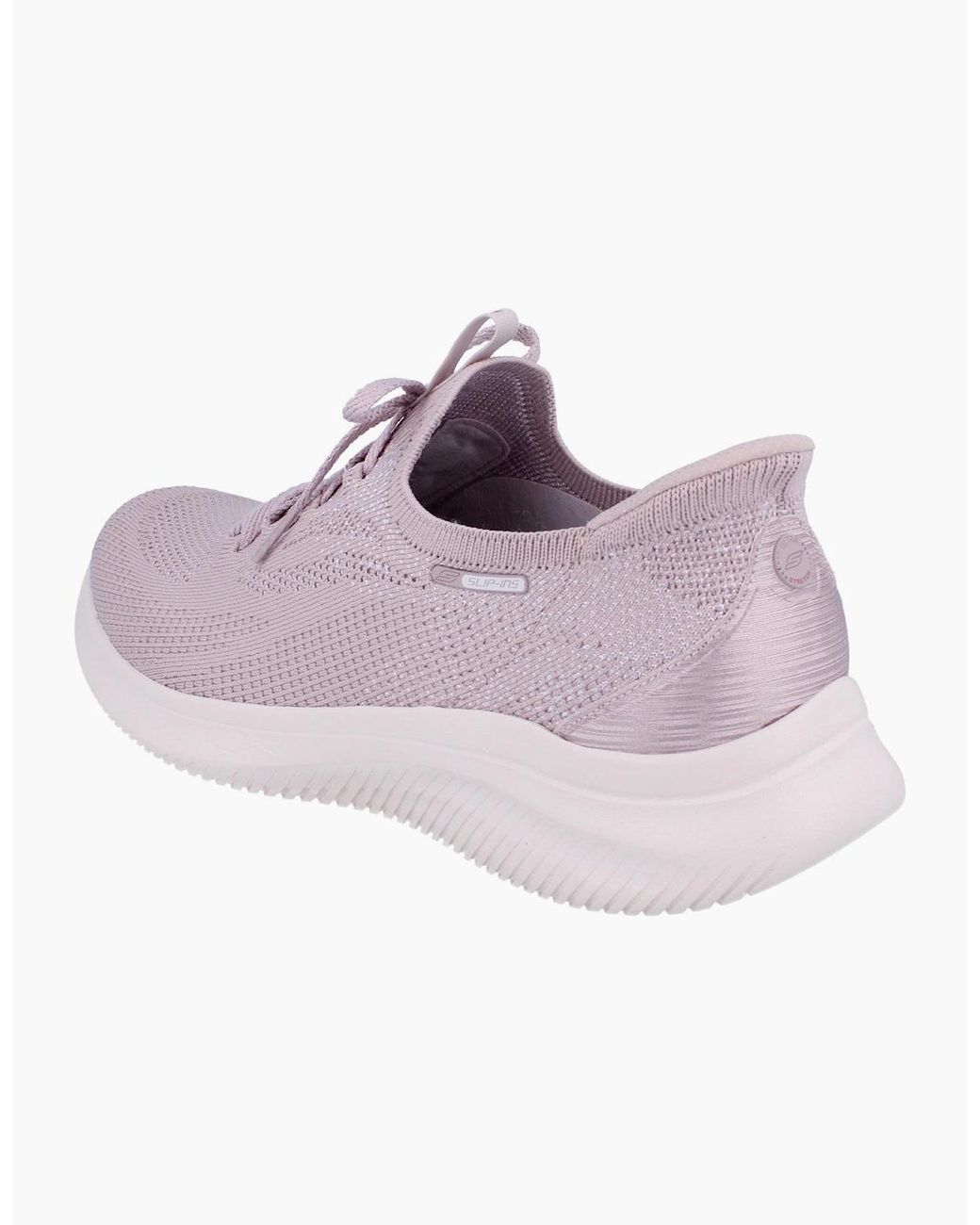 Skechers Purple Hands Free Slip-Ins Ultra Flex 4.0 Trainers 150801 Shoes Mve