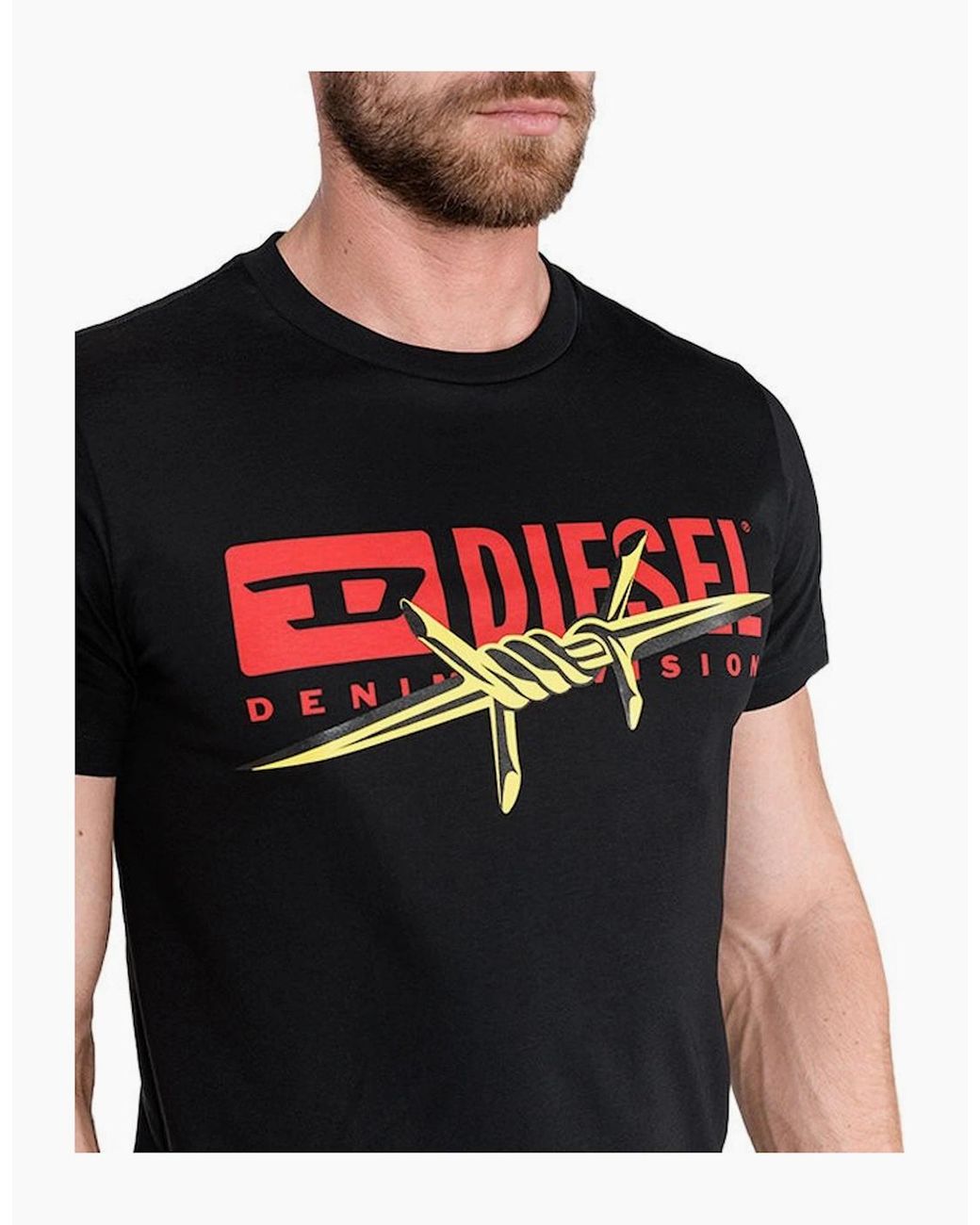 DIESEL Black T Diego Bx2 T-Shirt Crew Neck for men