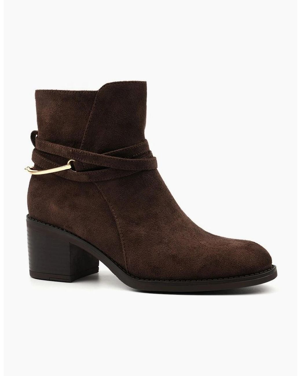 Lunar Brown Kiki Ankle Boots