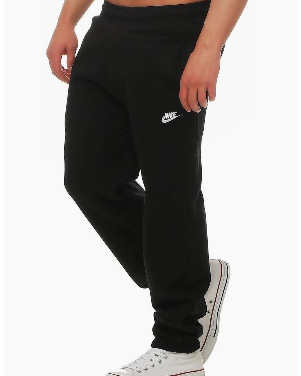 Nike Black Foundation Aw77 Cuffed Joggers for men