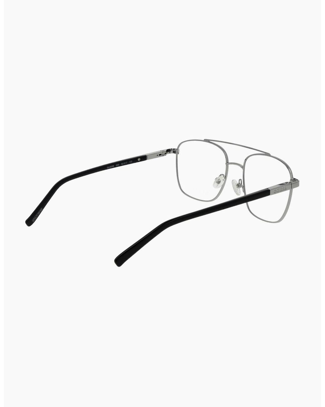 Guess Metallic Optical Frame Gu3038 005 52 for men