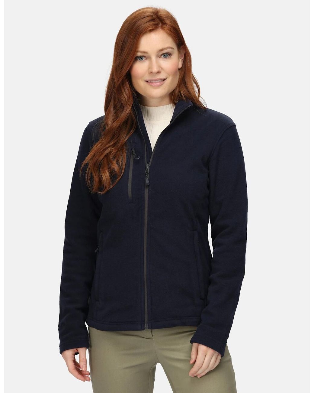 Regatta Blue Professional /Ladies Recycled Full Zip Fleece