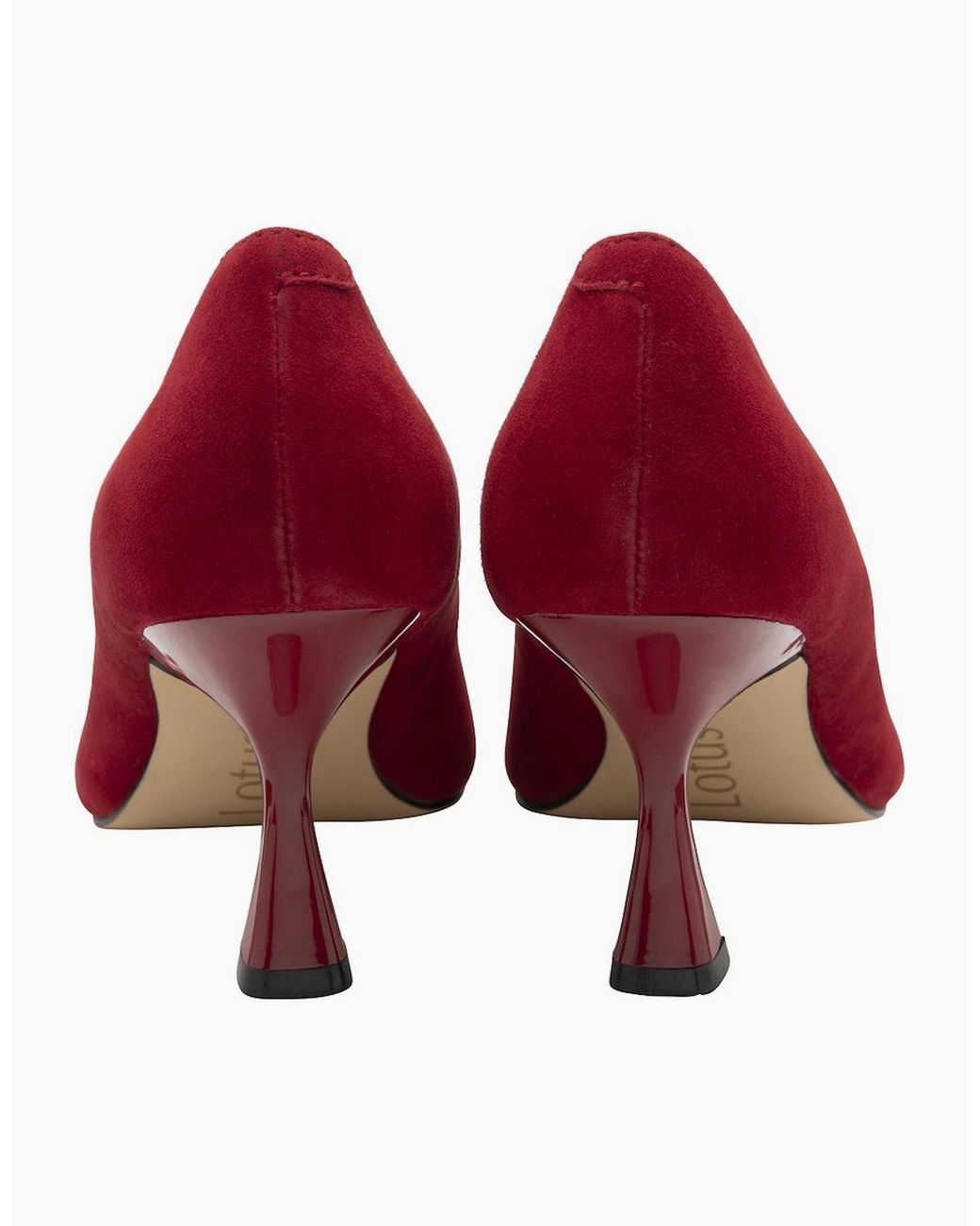 Lotus Red Henley Court Shoes