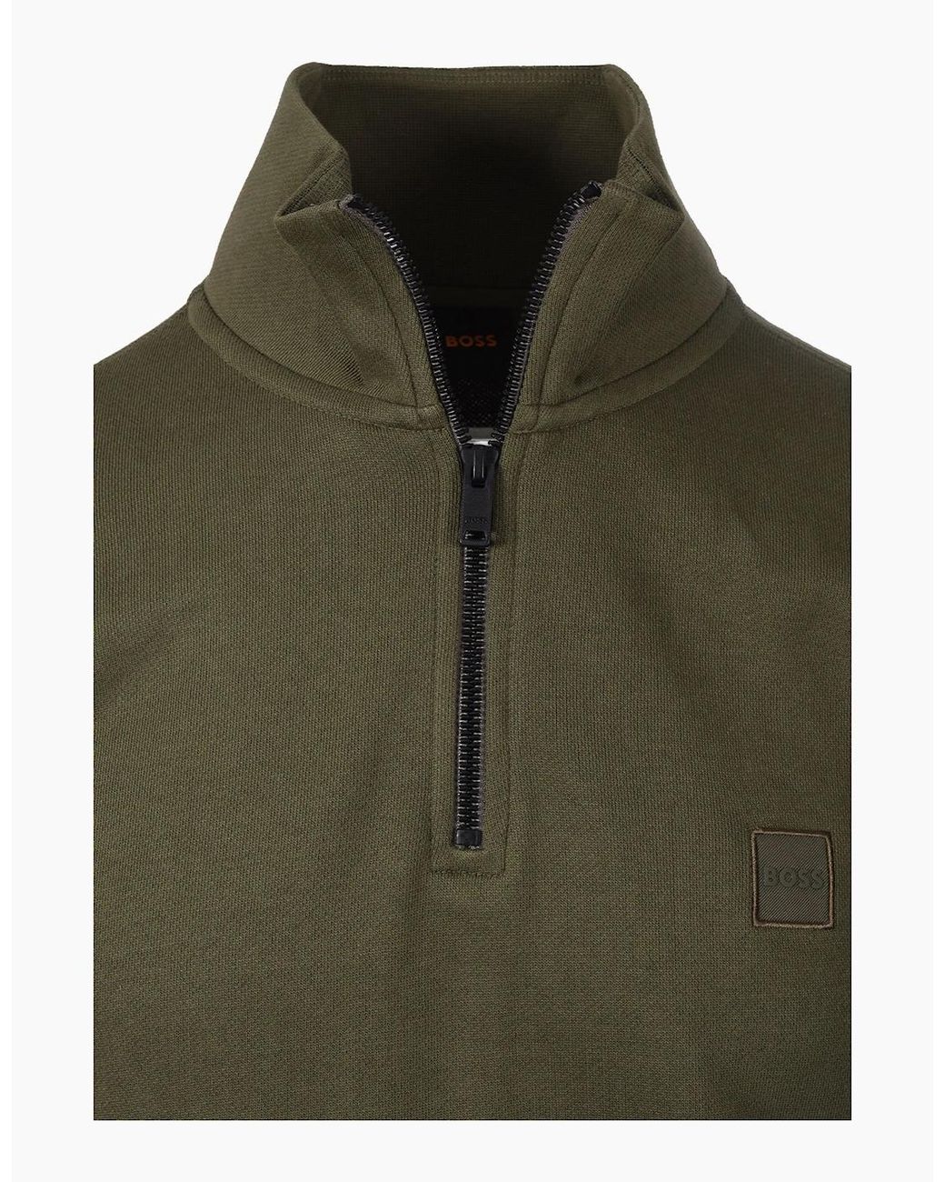Boss Green Boss Zetrust Half Zip Sweatshirt Bright for men