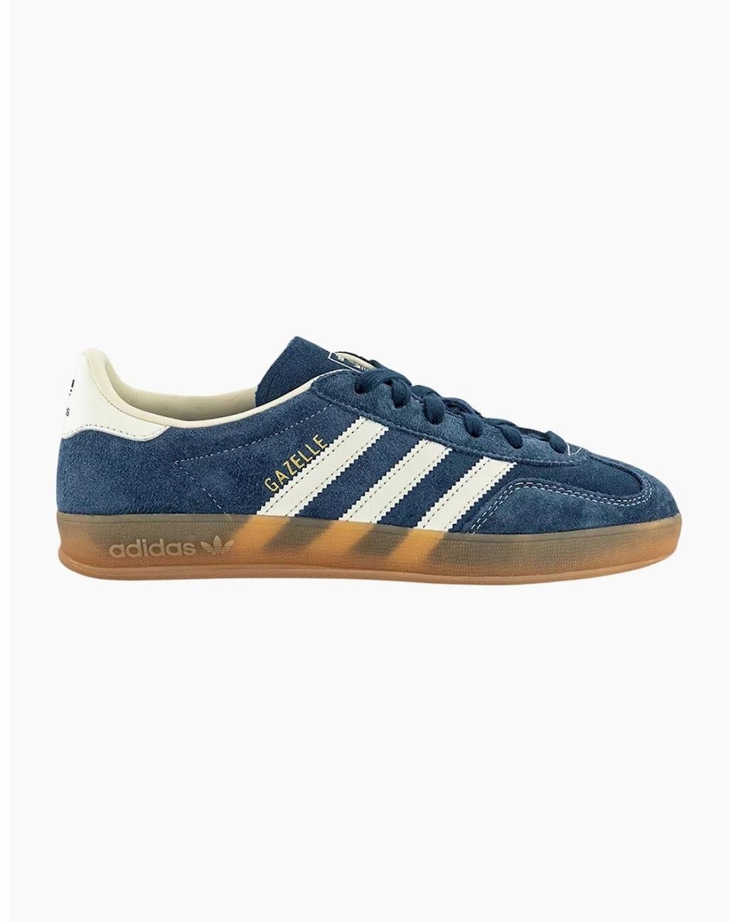 Adidas Blue Gazelle Indoor Night Off Metallic Trainers